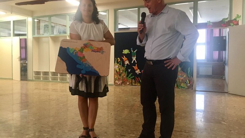 Župan Goran Pauk posjetio učenike Osnovne škole Kistanje