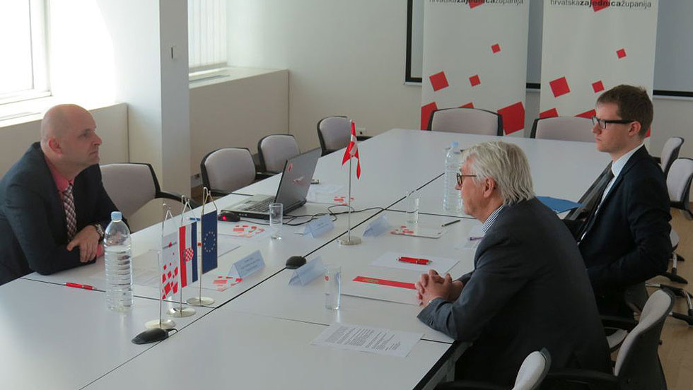 Predsjednik Hrvatske zajednice županije na sastanku s veleposlanikom Kraljevine Danske