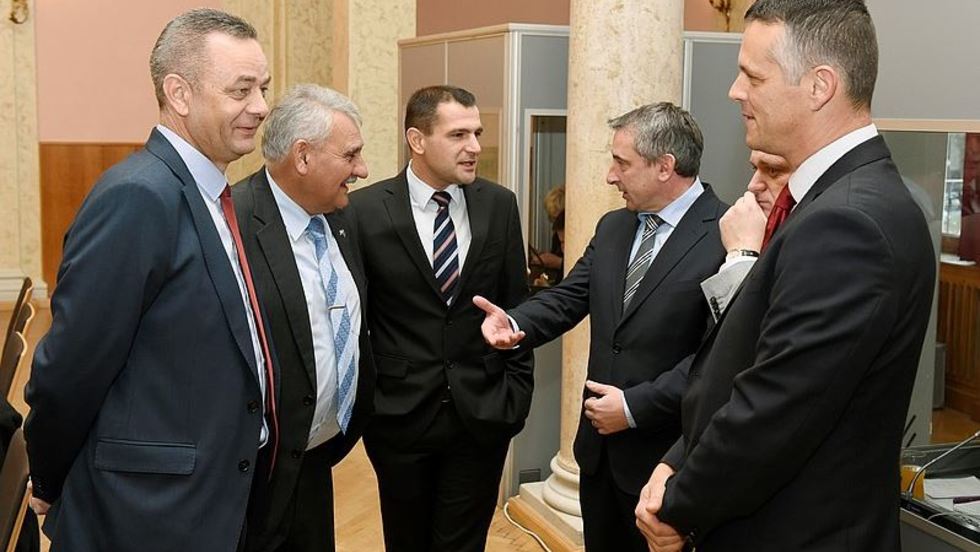 Župan Valter Flego na sjednici Vijeća Alpe-Jadrana