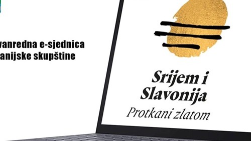 Vukovarsko-srijemska županija: Održana 26. izvanredna e-sjednica Županijske skupštine