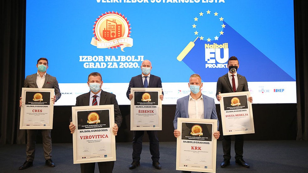 Dodijeljene nagrade Najbolji grad i EU projekt 2020.