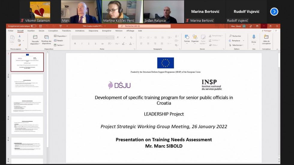 Održan online sastanak radne skupine Leadership