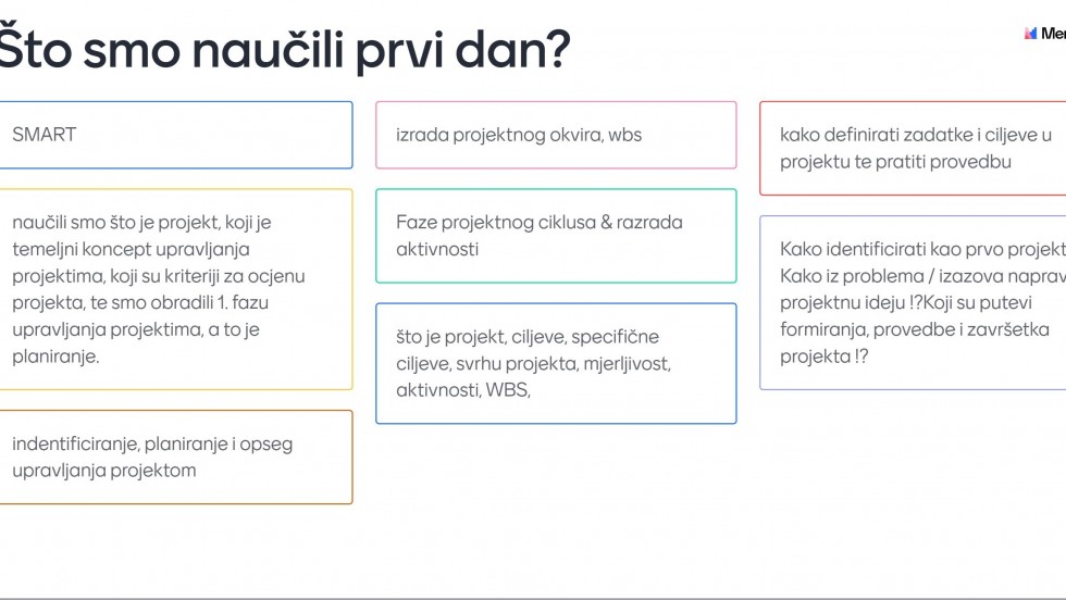 Održana radionica „Upravljanje projektima“