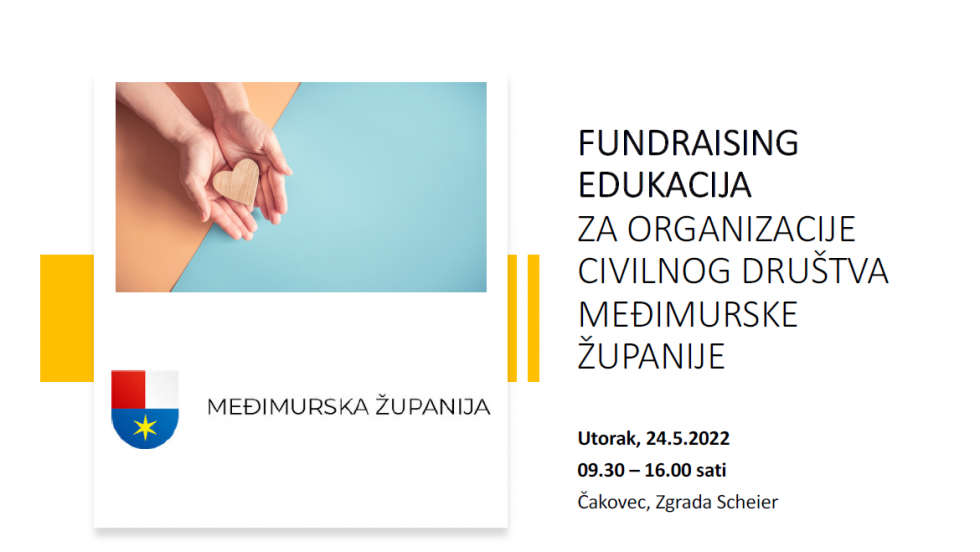 Fundraising edukacija za organizacije civilnog društva Međimurske županije