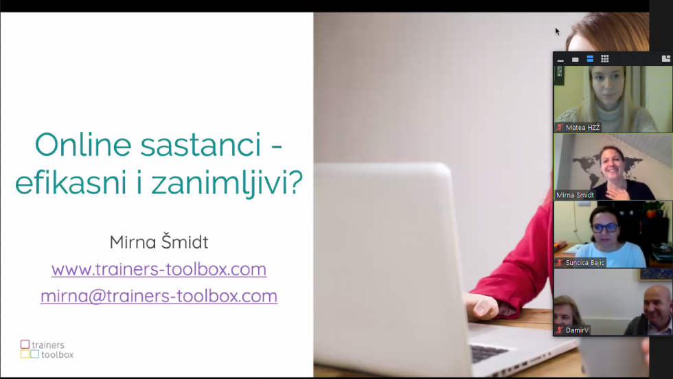Održana radionica „Kako napraviti online sastanak efikasnim i zanimljivim“
