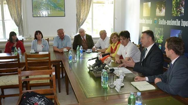 Župan Žinić primio predstavnike Hrvatskog Crvenog križa
