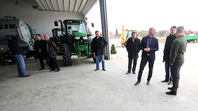 Župan virovitičko-podravski Tomislav Tolušić sa suradnicima u radnom posjetu općini Čačinci