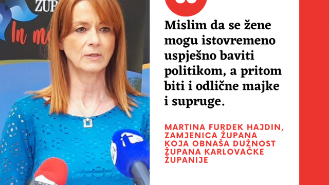 Furdek Hajdin: "Smatram da je posljednjih godina položaj žena u politici sve bolji"