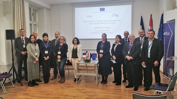 Održan uvodni sastanak Radne skupine projekta „Leadership“ Državne škole za javnu upravu