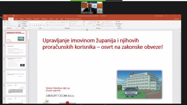 Održan webinar o upravljanju imovinom